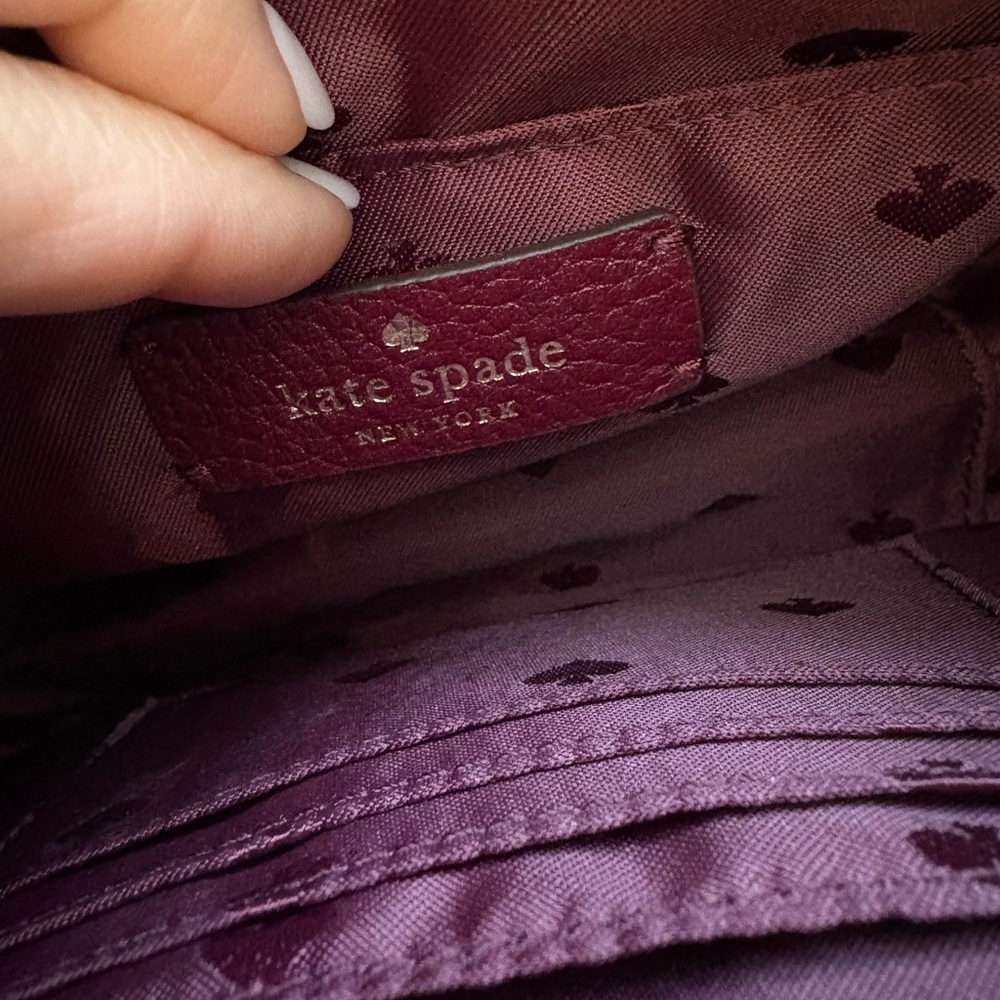 NWT! Kate Spade Kourtney Camera Bag Crossbody in Cherrywood - Picture 12 of 13